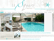 Tablet Screenshot of le-square-hotel.fr